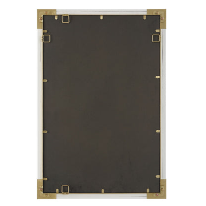 Malik - White & Gold Mirror