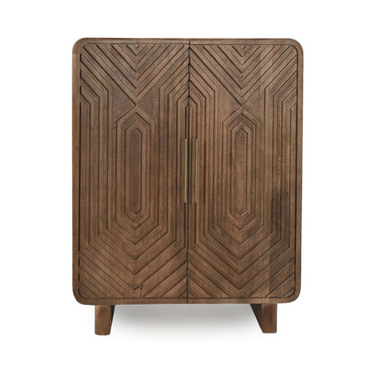 Holmes - Bar Cabinet - Artisan Brown
