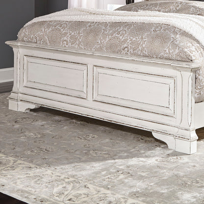 Abbey Park - Queen Panel Footboard - Antique White