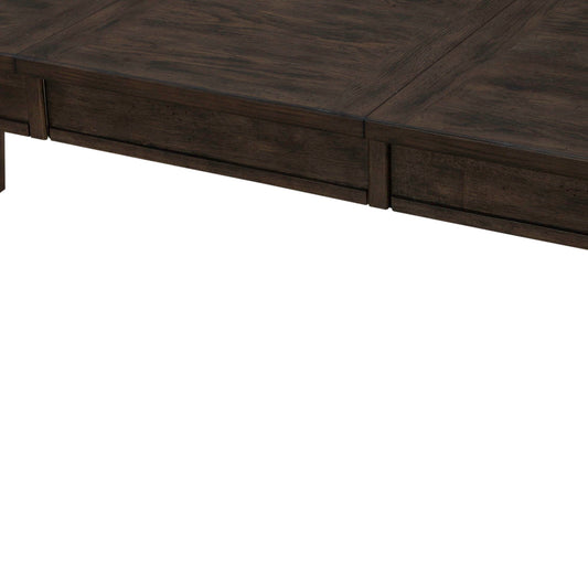 Midland Falls - Rectangular Leg Table - Rustic Brown