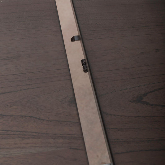 Brook Bay - Trestle Table Top - Textured White / Carbon Gray