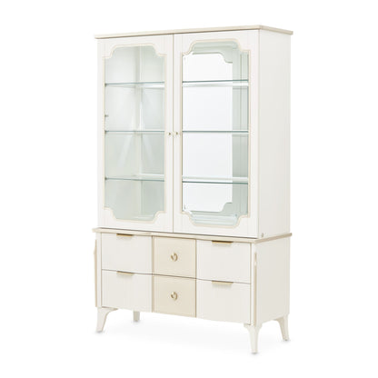 La Marisia - Display Cabinet - Creamy Pearl
