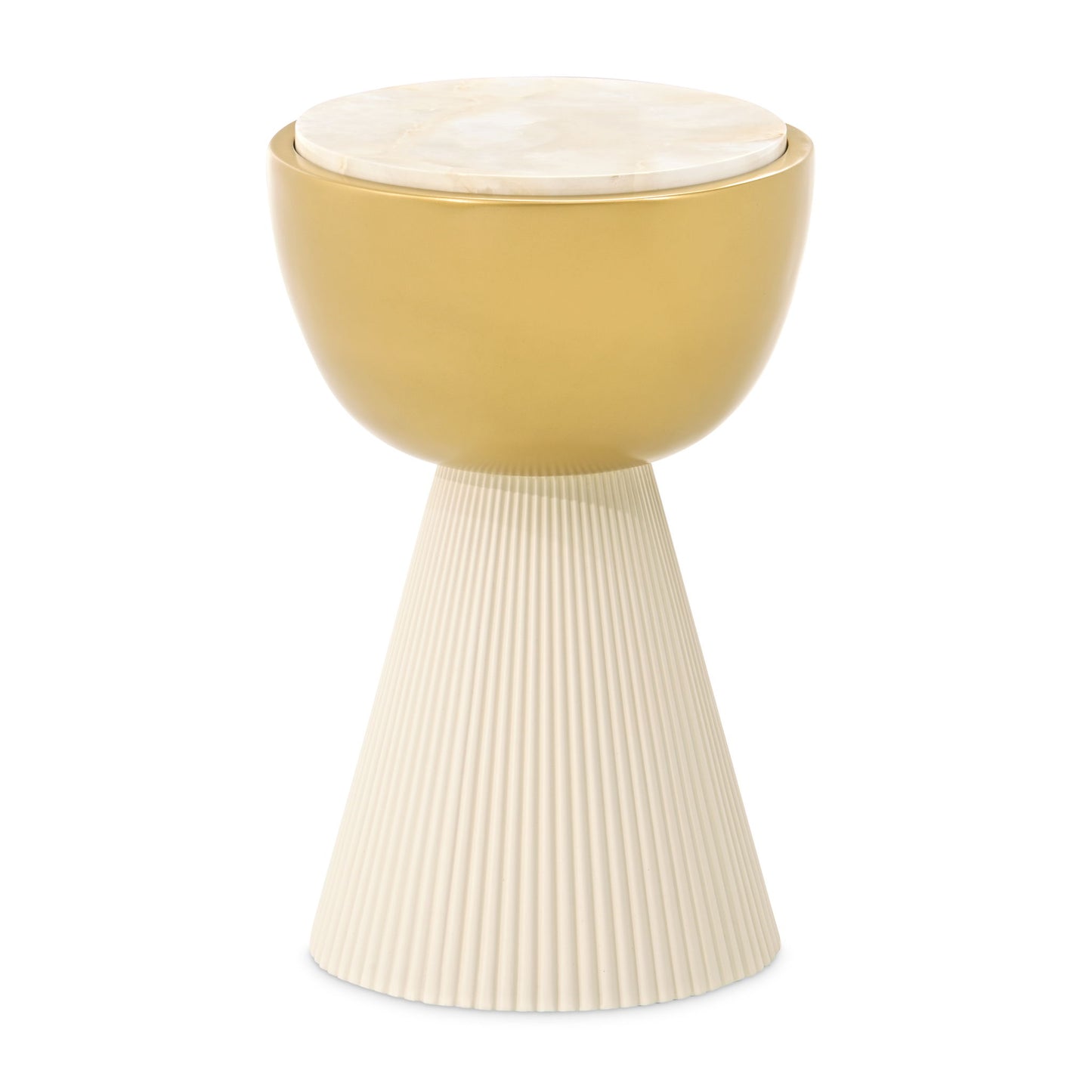 Scotts Square - Chairside Table - Light Champagne