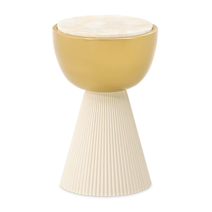 Scotts Square - Chairside Table - Light Champagne