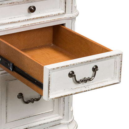 Magnolia Manor - Jr Executive Desk Base - Antique White