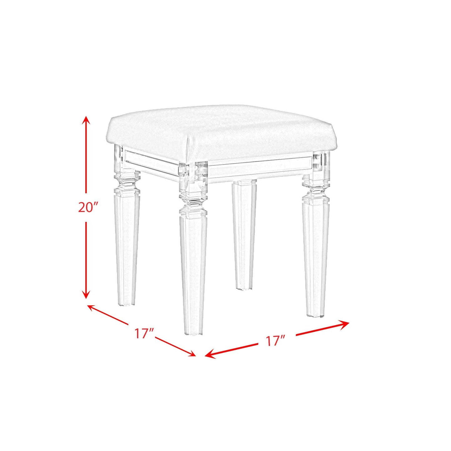 Twenty Nine - Vanity Set With Led & Usb Plug