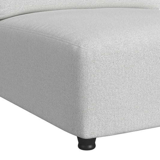 Zandara - 5 Piece Modular Set Sectional With Ottoman - Beige