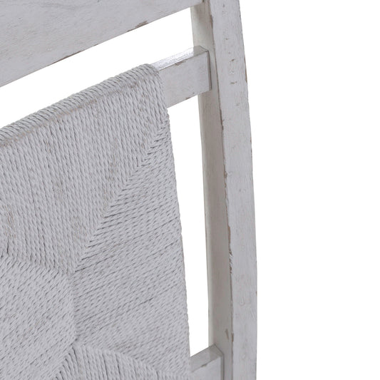 River Place - Panel Back Side Chair - Riverstone White & Tobacco