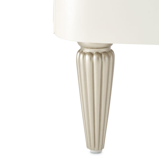 London Place - Display Cabinet - Creamy Pearl