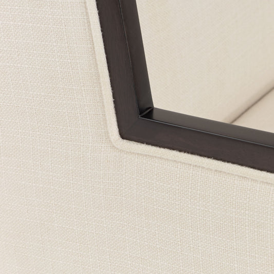 Belmont Place - Swivel Desk Chair - Espresso / Cream