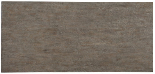 Rustic Glam - Trestle Desk - Dark Gray