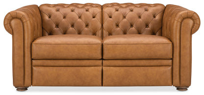 MS - Glover Power Reclining Loveseat With Power Headrest - Brown