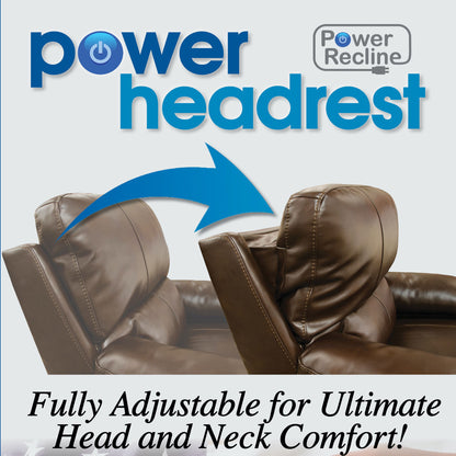 Unity - Power Headrest Power Rocker Recliner With CR3 Heat/Massage