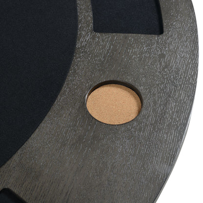 Prince - Round Game Table - Gray