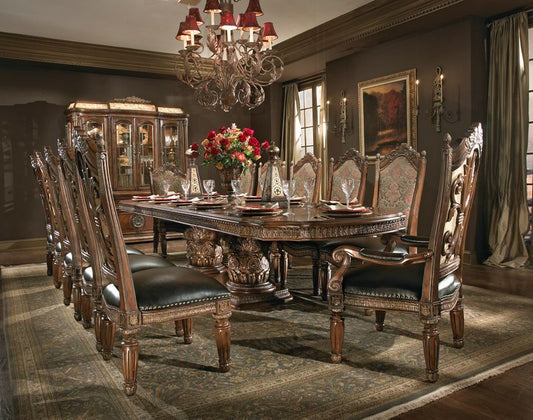 Villa Valencia - China Buffet With Lighted Top - Classic Chestnut
