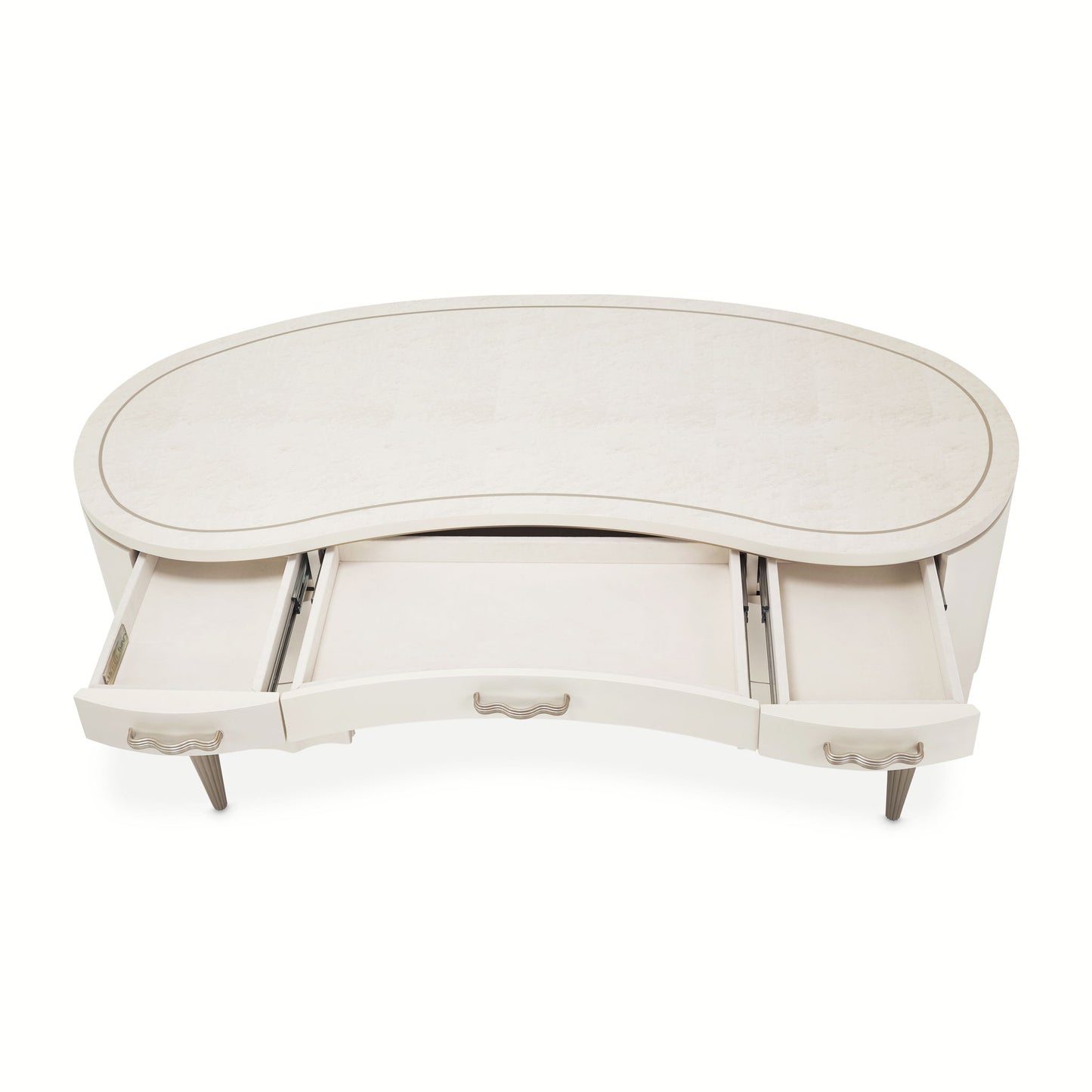 London Place - Desk - Creamy Pearl