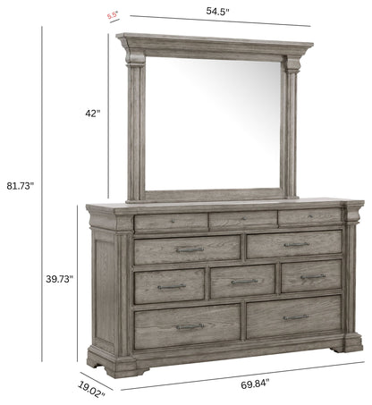 Madison Ridge - 10 Drawer Dresser