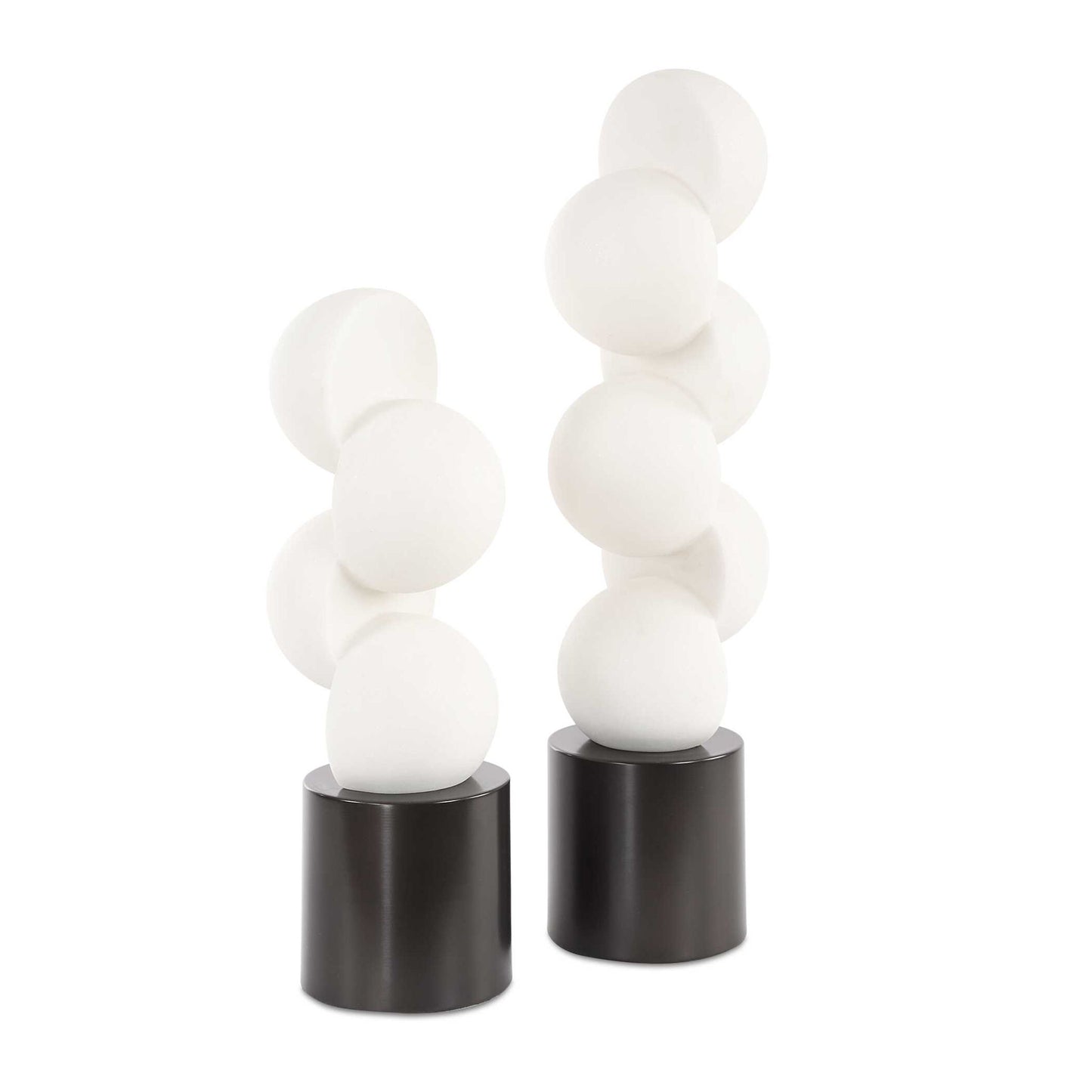 Symmetry - Sculptures (Set of 2) - White