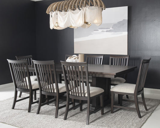 Caldwell - Complete Dining Table - Espresso