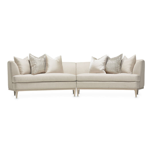 Malibu Crest - 2-Piece Sofa - Pearl / Chardonnay