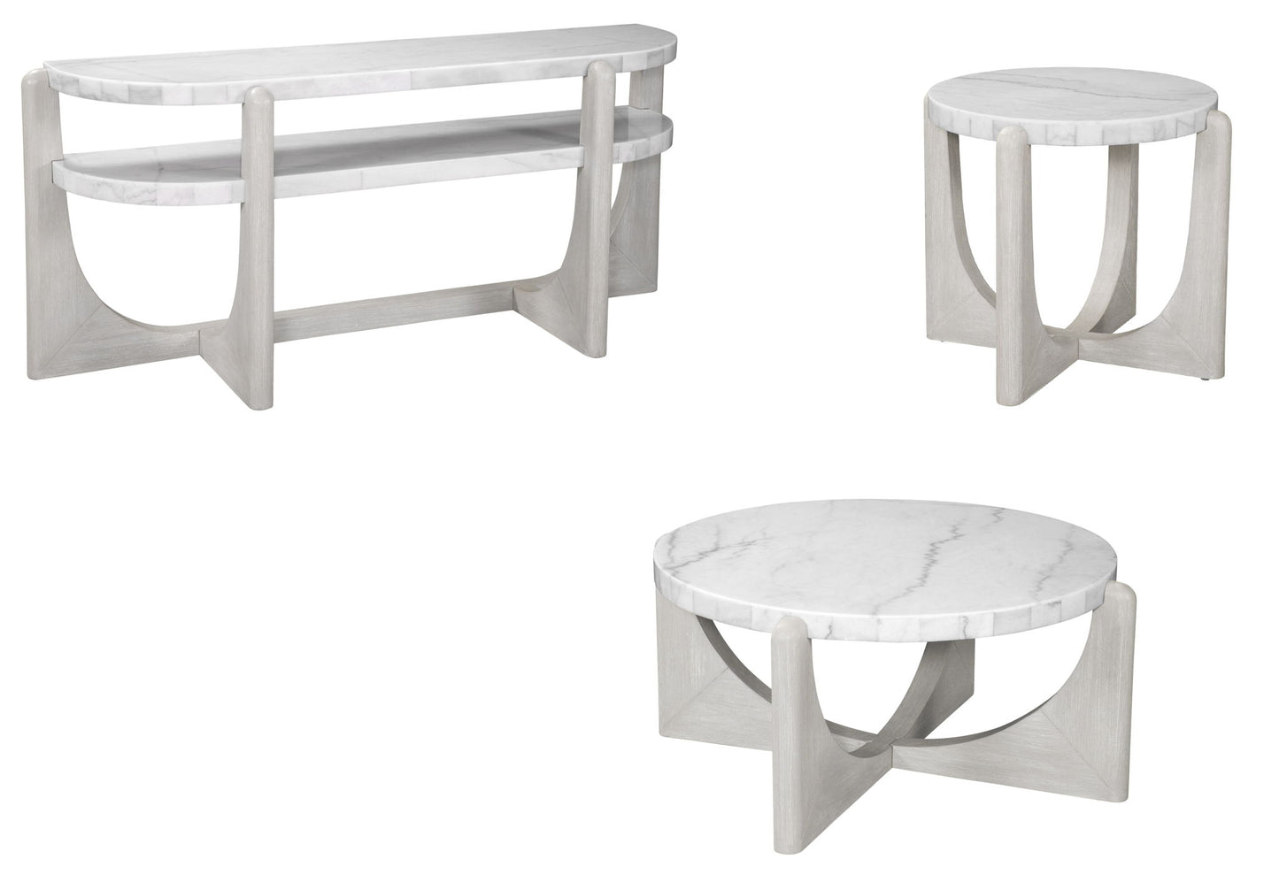 Gavin - Console - White