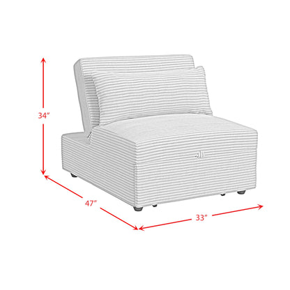 Pluto - Chair With Kidney Pillow, Klik Klak And Pop Up - Coronado Gray