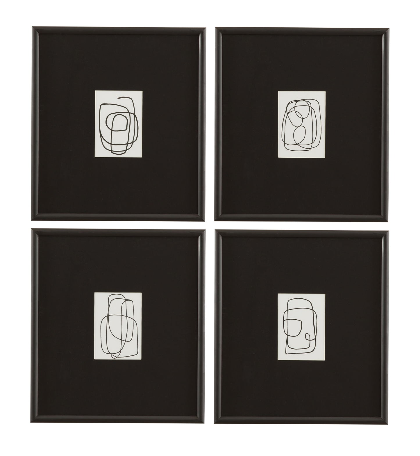 Form Study XII Framed Print - Black