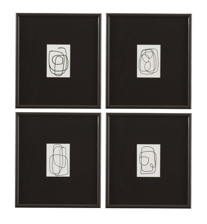 Form Study XII Framed Print - Black