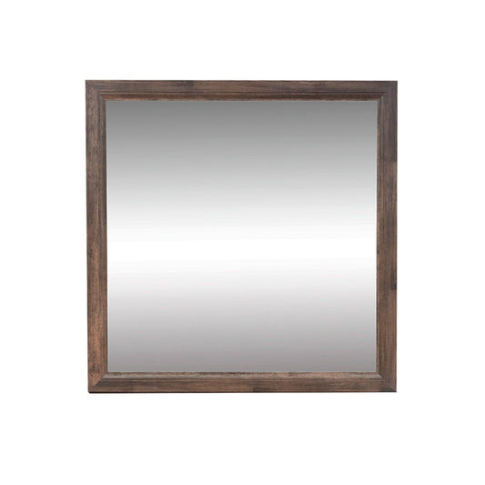 Ridgecrest - Mirror - Light Brown