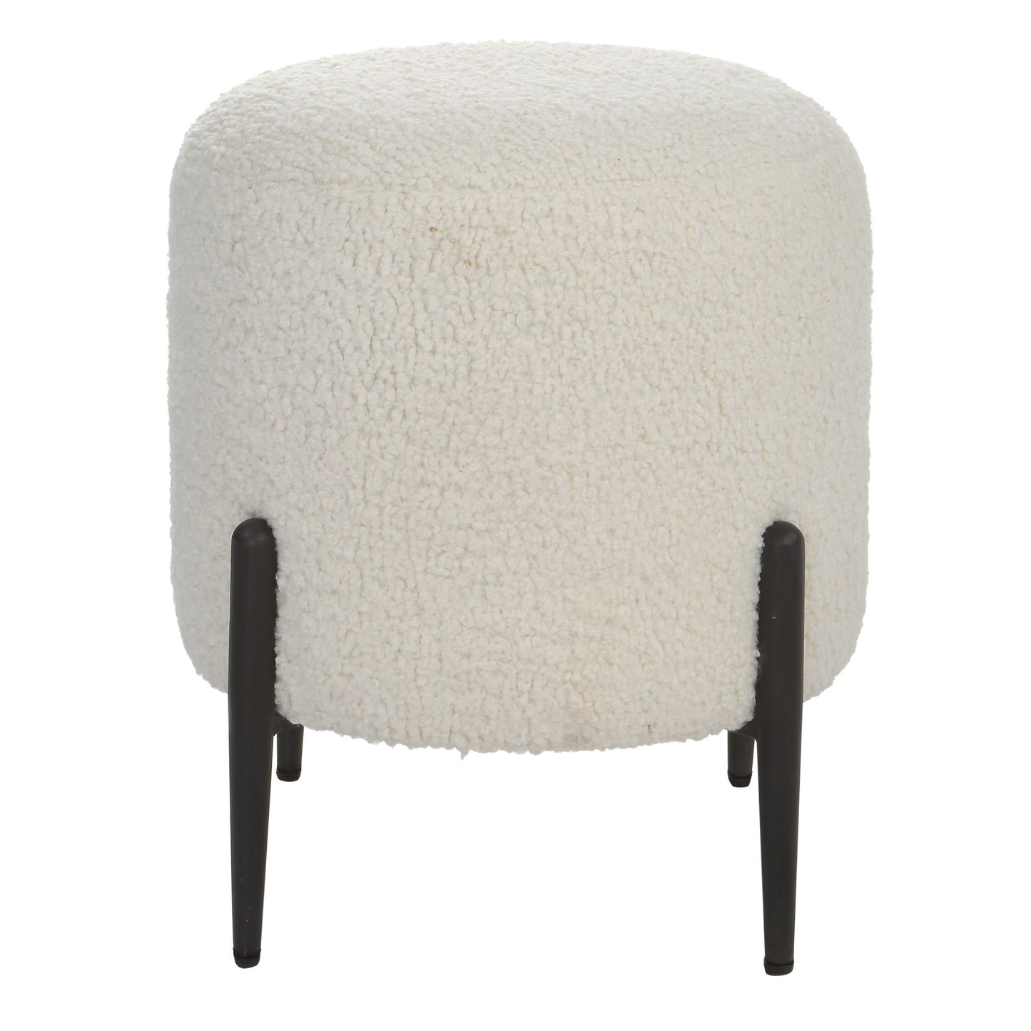 Arles - Shearling Brass Ottoman