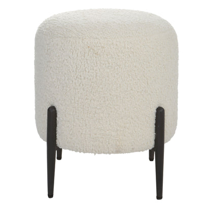 Arles - Shearling Brass Ottoman