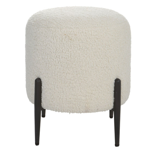 Arles - Shearling Brass Ottoman