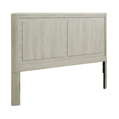 Modern Play - King Panel Headboard & Footboard - Natural White