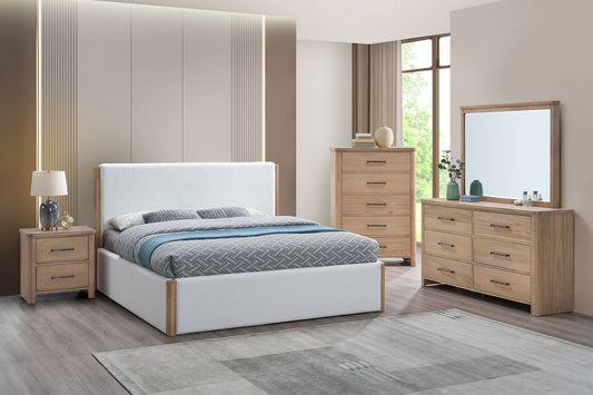 Anika - 5 Drawer Chest - Natural / Brown