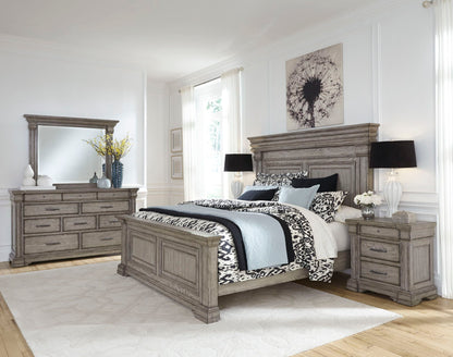 Madison Ridge - Panel Bed - Heritage Taupe