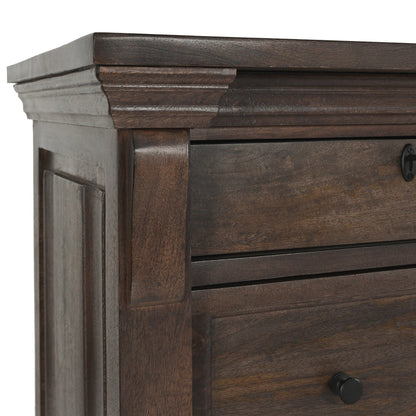 Adelaide - Wood 9 Drawer Dresser - Cocoa Brown