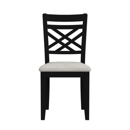 Brooks - 6 Piece Dining Set With Table, 4 Wood Back And Upholstered Seat Chairs, And Bench