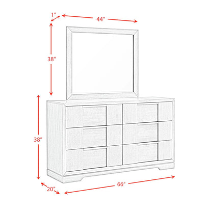 Kelis - 6 Drawer Dresser