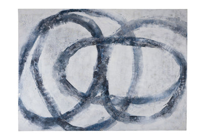 Altarium Canvas Art - White / Blue