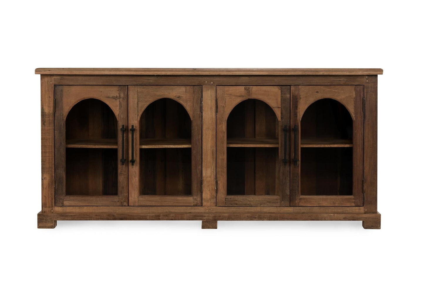 Zion - Wood 4 Door Cabinet - Natural