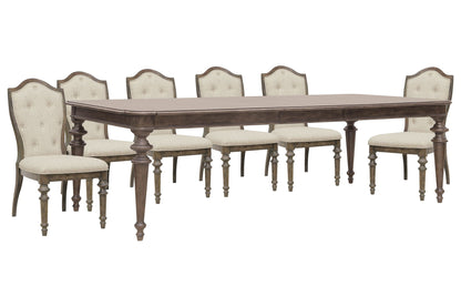 Saddle Creek - Extendable Leg Dining Table Set