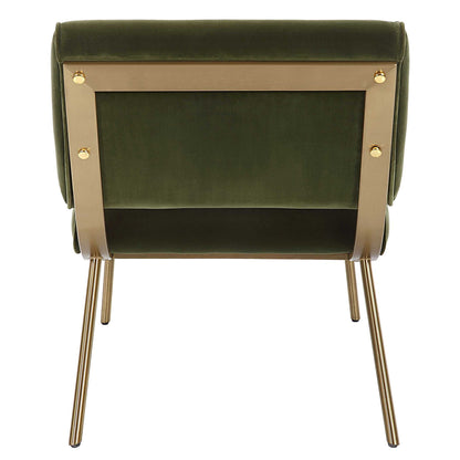 Knoll - Mid-Century Accent Chair - Green