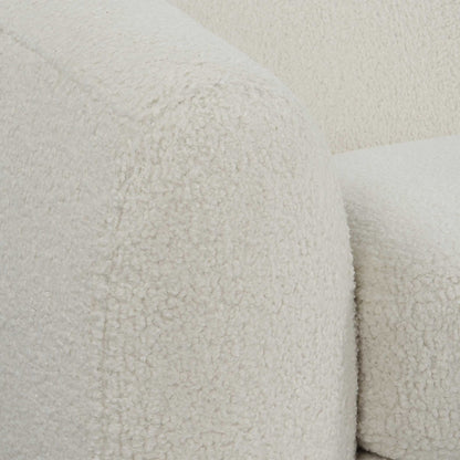 Capra - Art Deco White Sofa