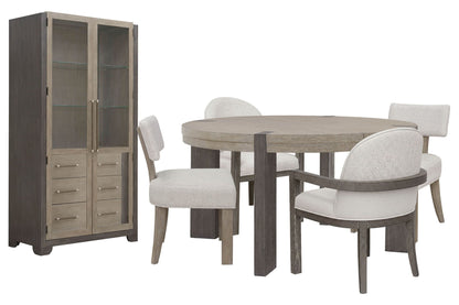 Anderson Park - Round Dining Table Set With Kilsmos Chairs