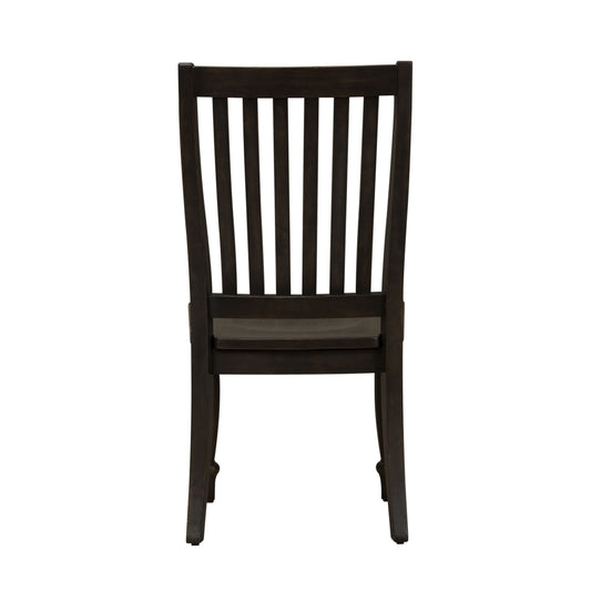 Harvest Home - Slat Back Side Chair - Chalkboard