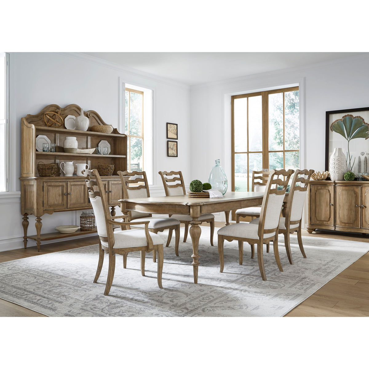 Weston Hills - Upholstered Arm Chair - Flax Seed