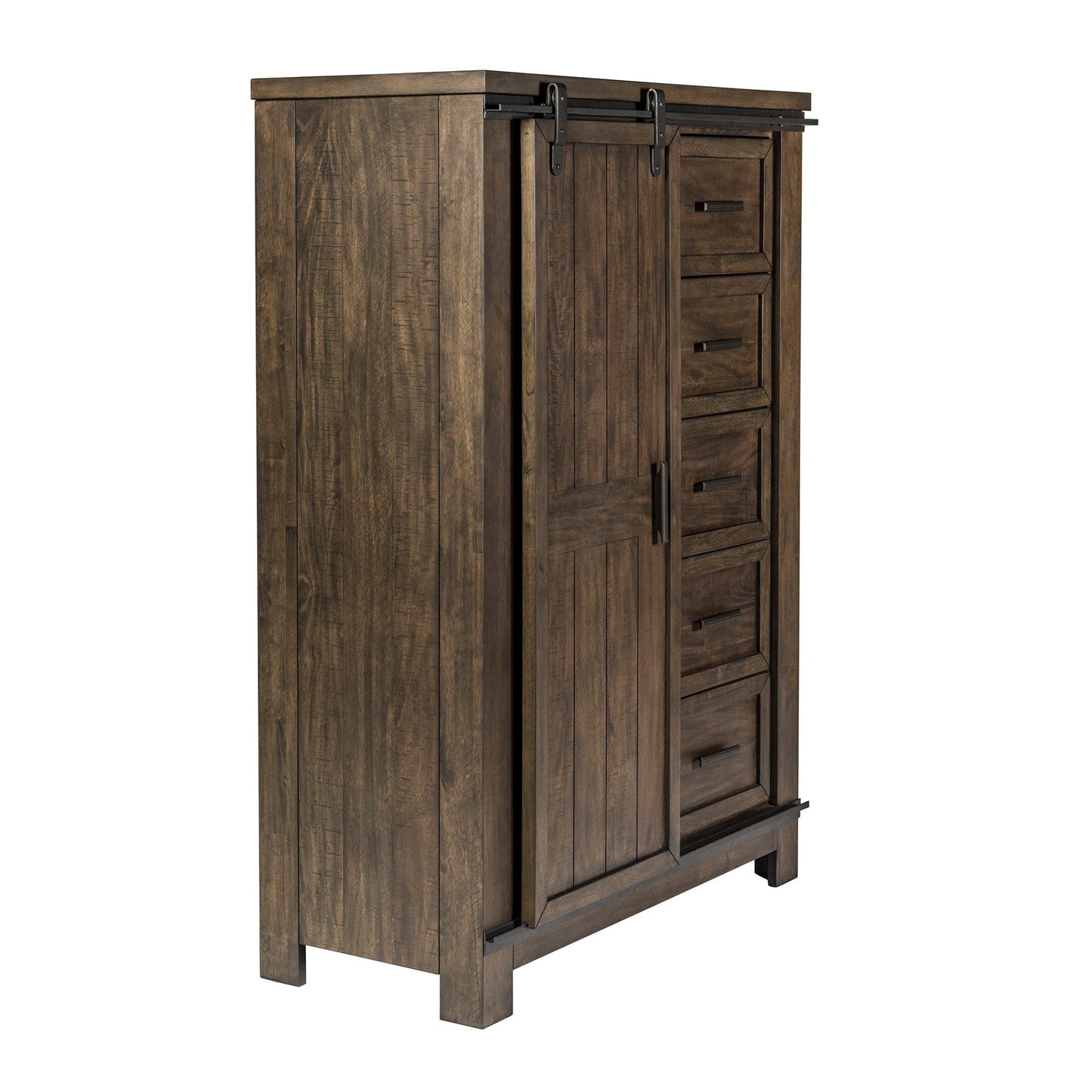 Thornwood Hills - Sliding Door Chest - Rock Beaten Brown