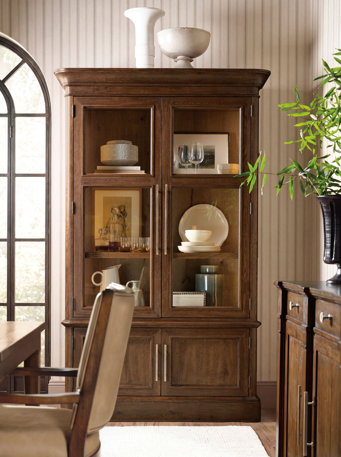 Cashiers - Display Cabinet - Chestnut