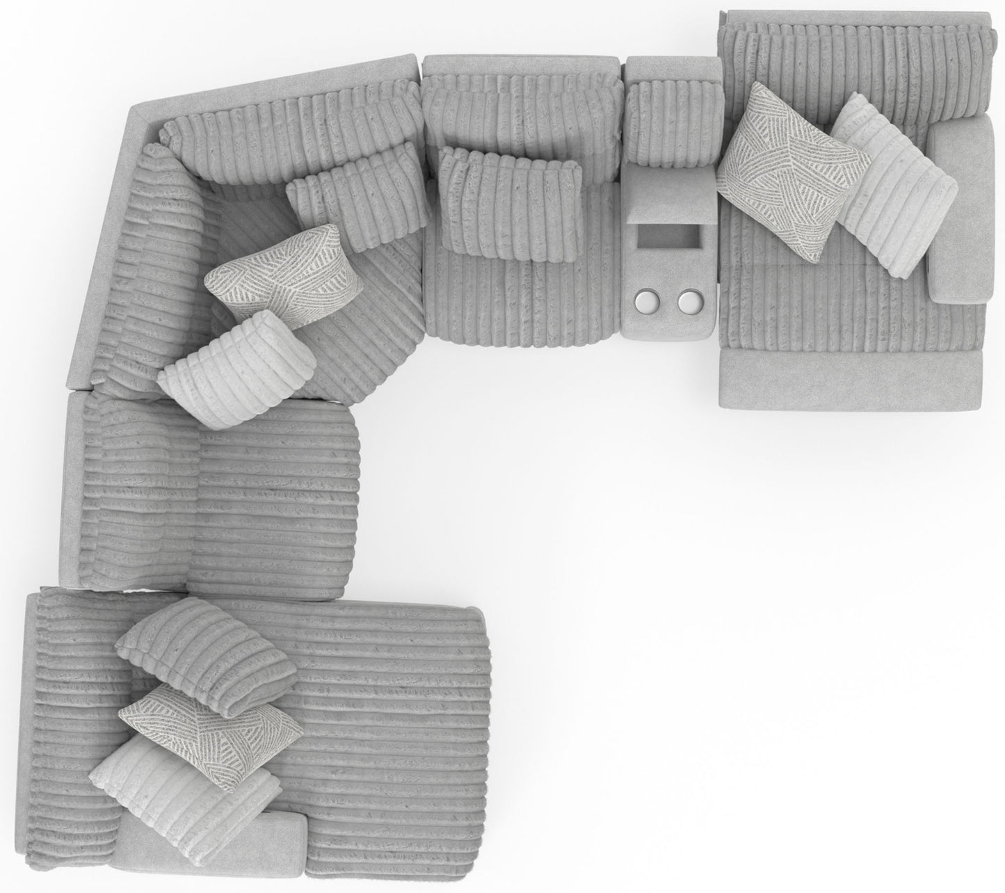 Abraxas - 6 Piece Reclining Sectional