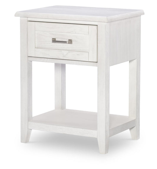 Ashton - One Drawer Nightstand - Bleached Linen